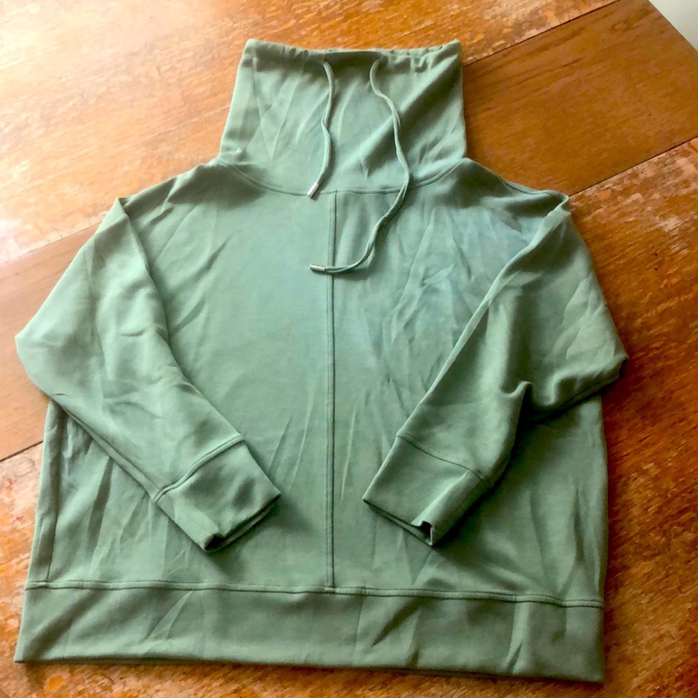 Green cowel neck top. Size XL
